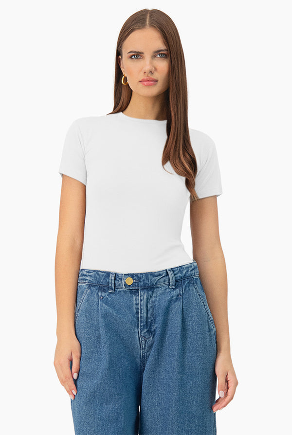 Playera basica casual de manga corta