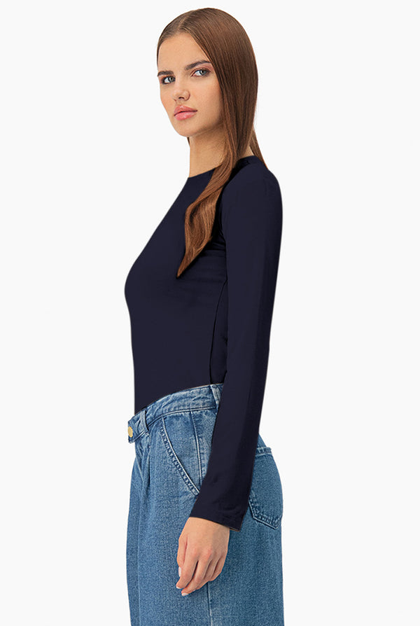 Playera basica casual de manga larga