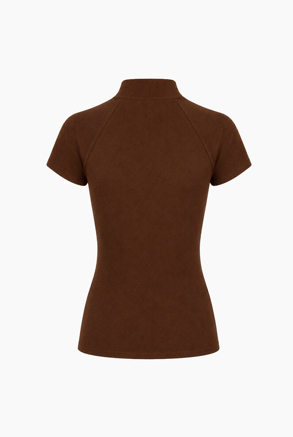 Playera recta de manga corta