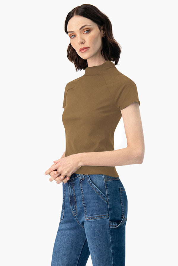 Playera recta de manga corta