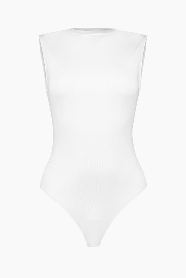 Body ajustado de cuello redondo