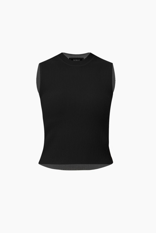 Slim Top Knitted Rib