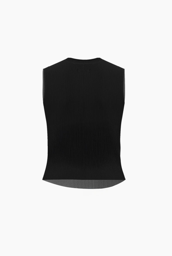 Slim Top Knitted Rib