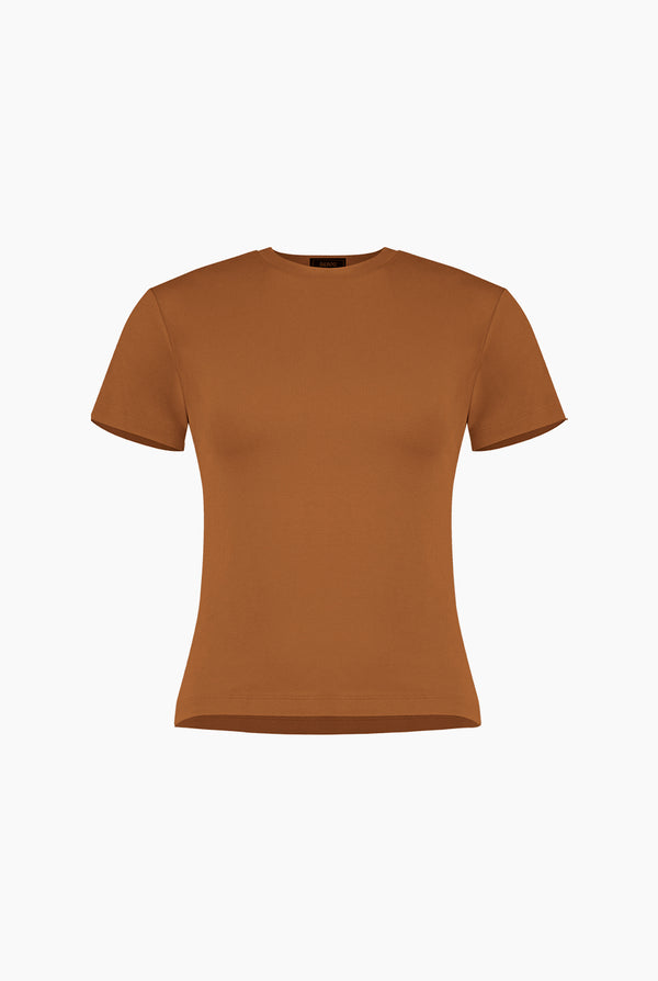 Playera basica recta manga corta