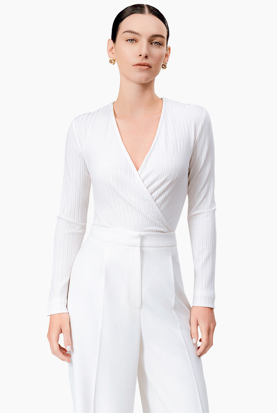 Ropa Camisa Cruzada Blanca BLUSA CRUZADA SOLAPA