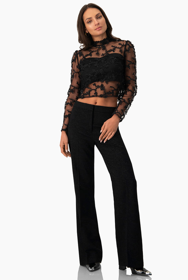 Blusa recta con textura