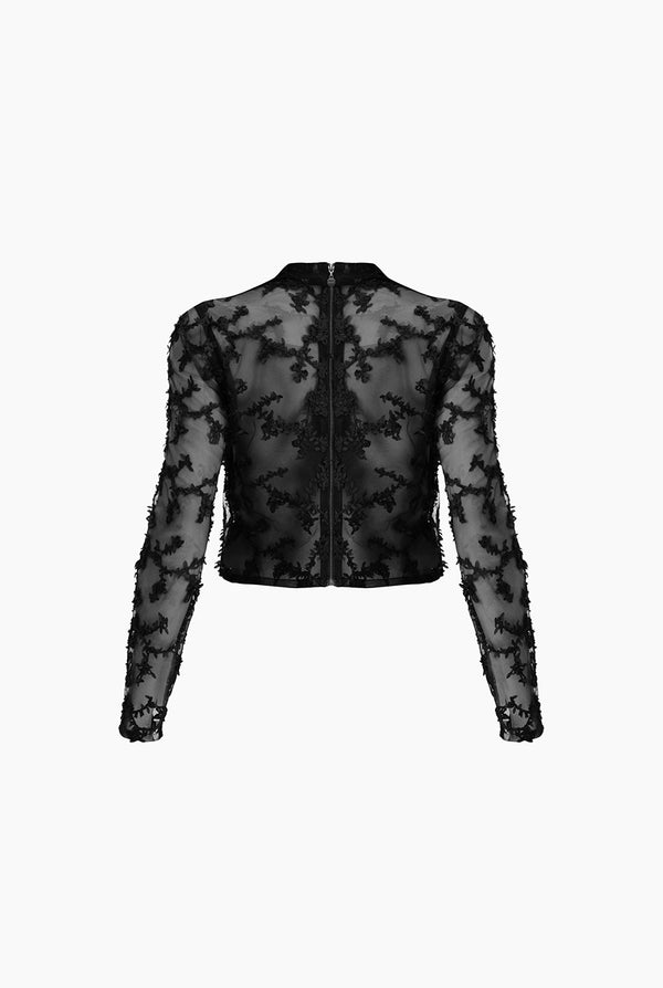 Blusa recta con textura