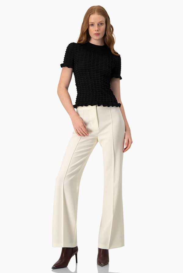 Blusa tejida color negro