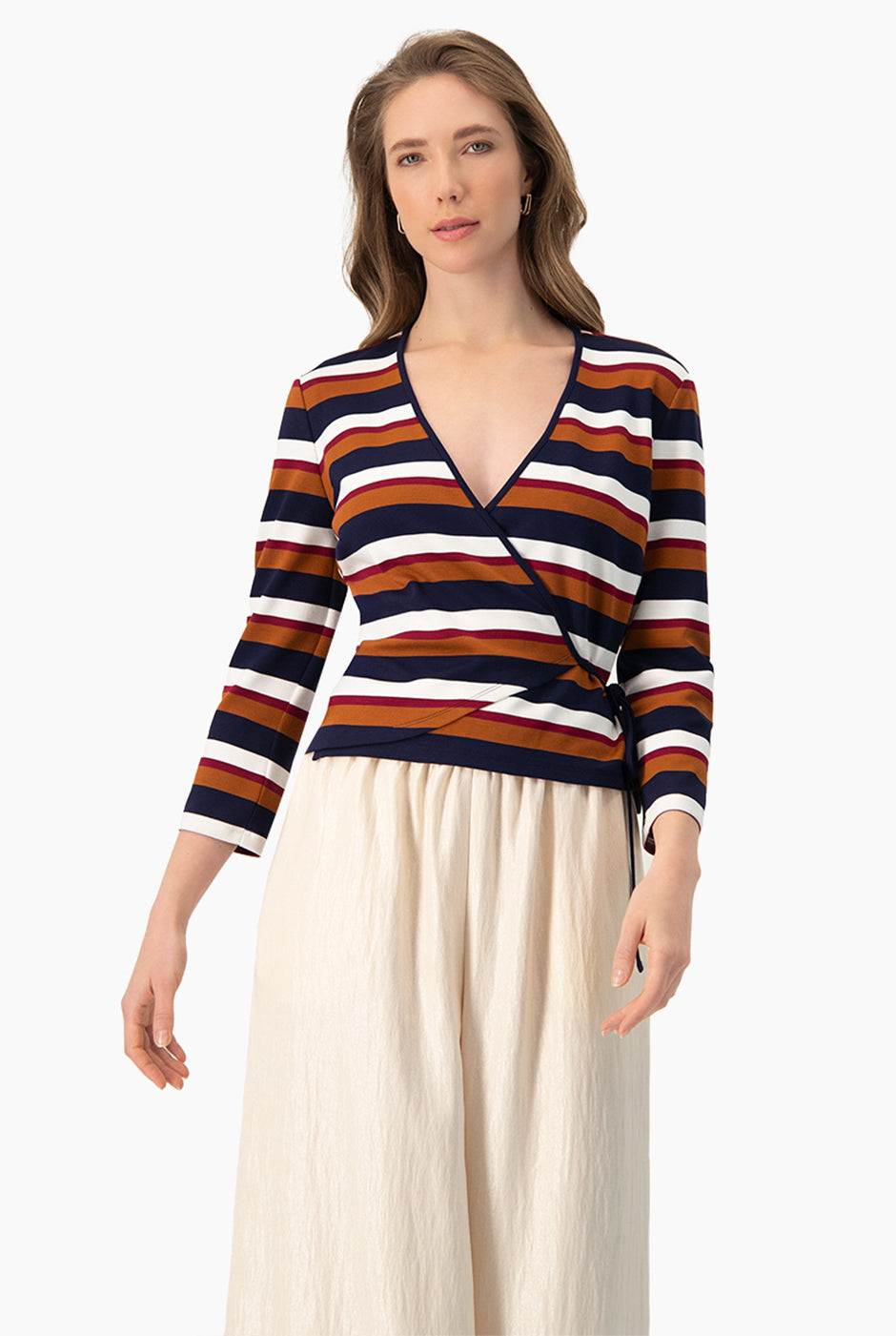 Blusa Cruzada Blusa Negra Escote V Blusa Cruzada Resort Mujer