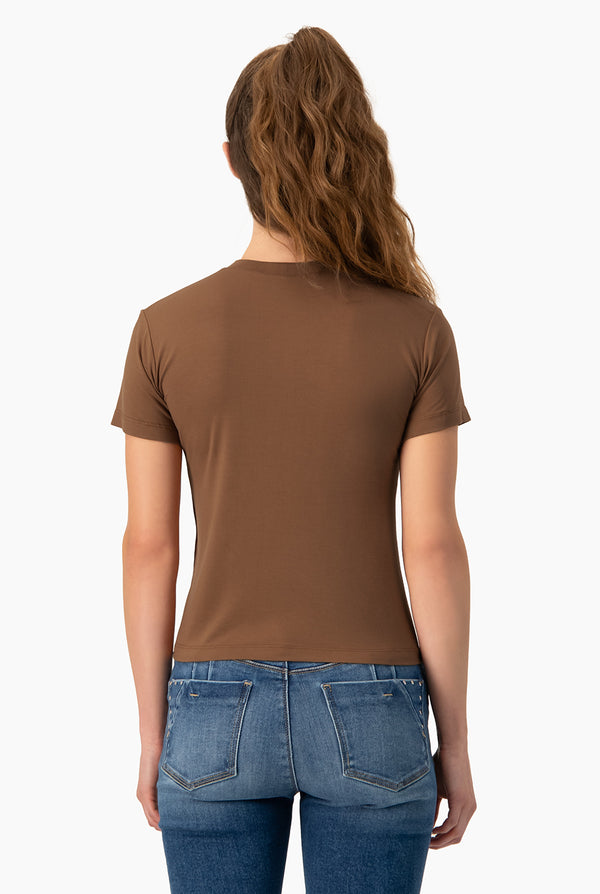 Playera basica lisa manga corta