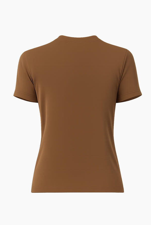Playera basica lisa manga corta