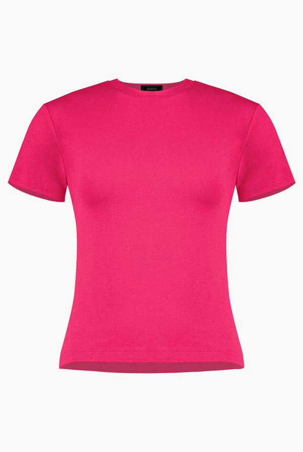 Playera basica lisa manga corta