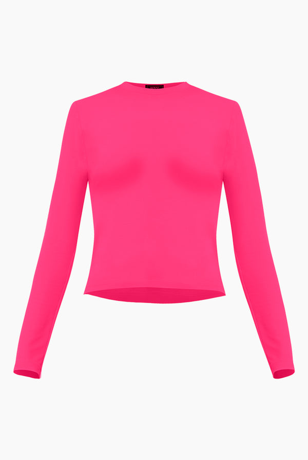 Playera basica lisa manga larga