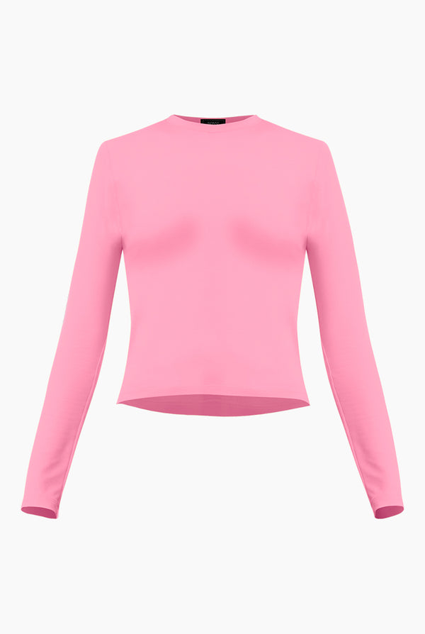 Playera basica lisa manga larga