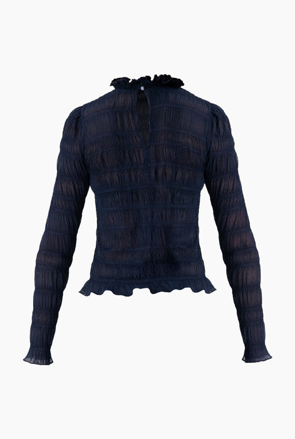 Blusa marino de manga larga