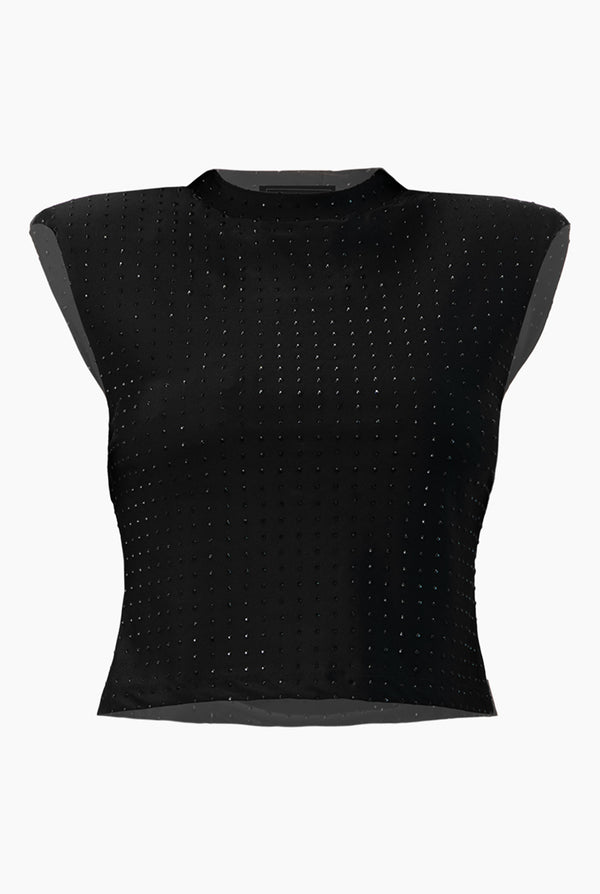 Blusa corta de hombro caido