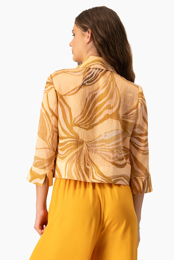 Blusa camisera estampada