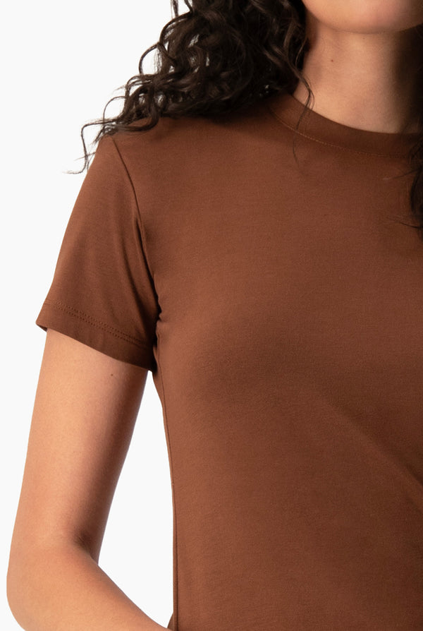 Playera basica manga corta