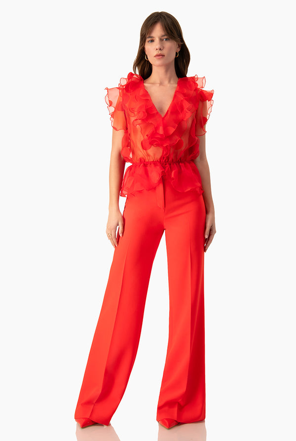 Blusa Ivonne de volanes