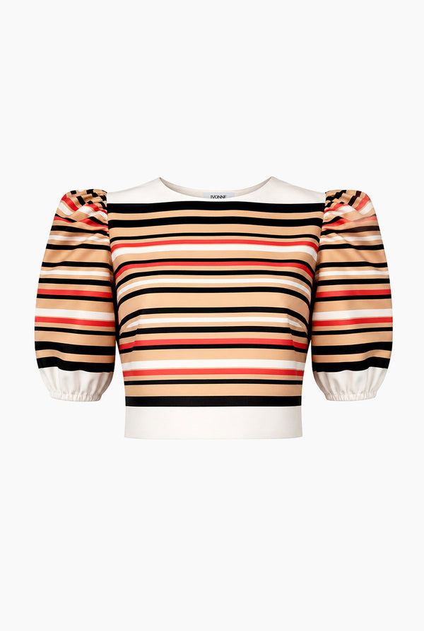 Blusa Ivonne estampada manga 3/4
