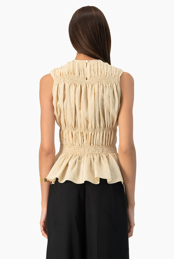 Blusa Ivonne de cuello redondo