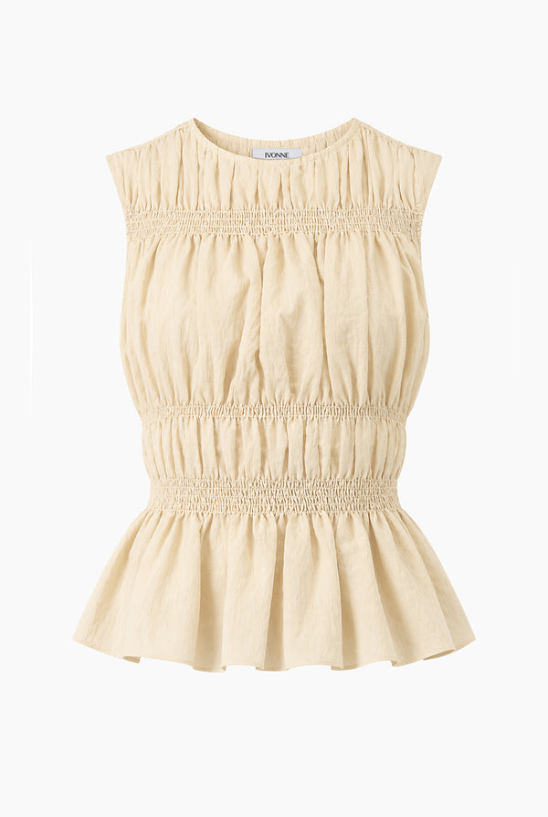 Blusa Ivonne de cuello redondo