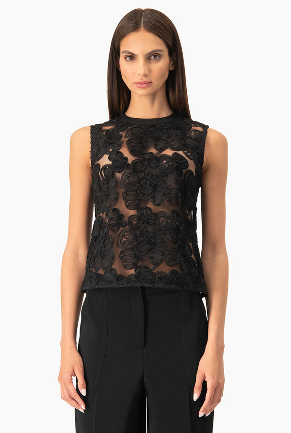 Blusa Ivonne con transparencias