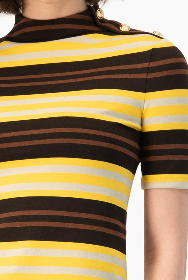 Blusa Ivonne con botones en hombro