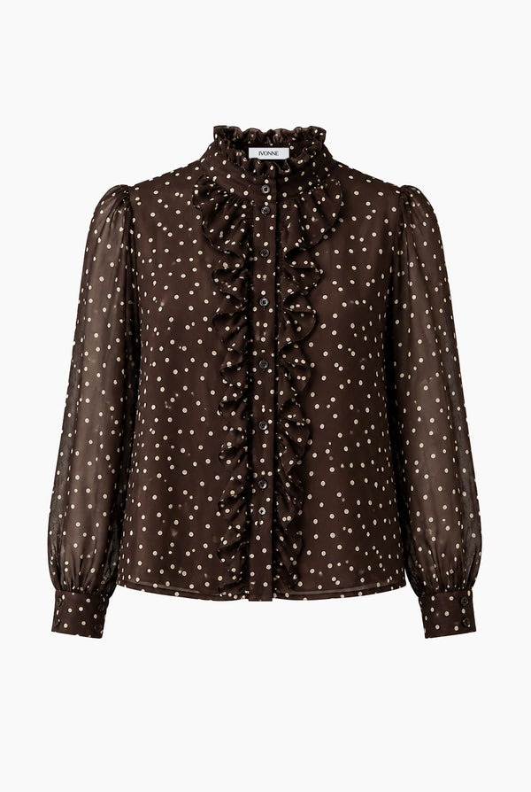 Blusa Ivonne con volantes
