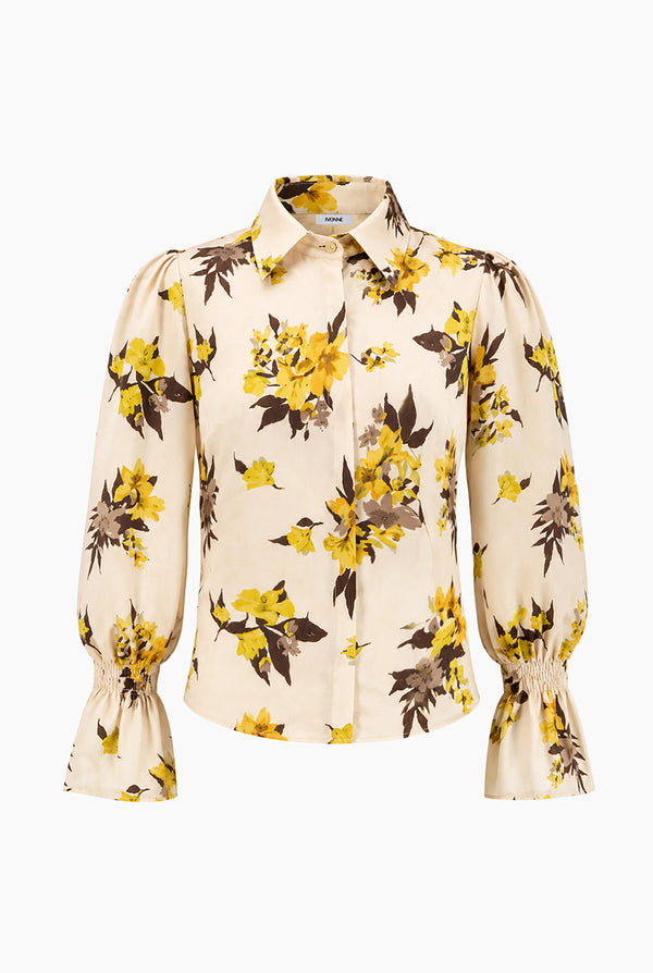 Blusa camisera Ivonne estampada