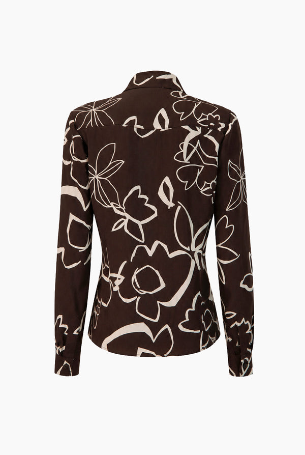 Blusa Ivonne cuello tipo mao