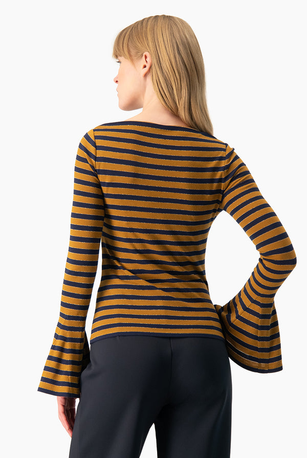 Blusa Ivonne manga volantes