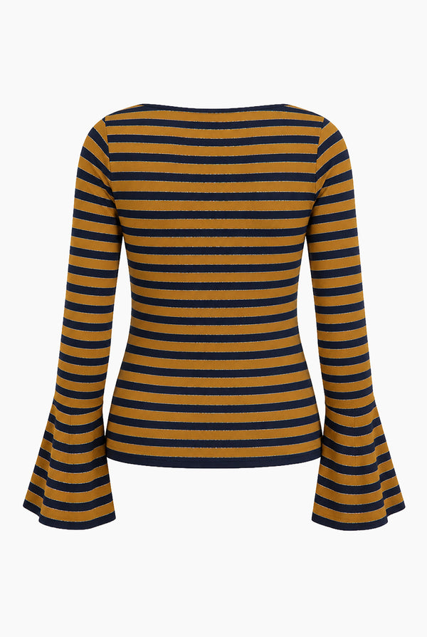 Blusa Ivonne manga volantes