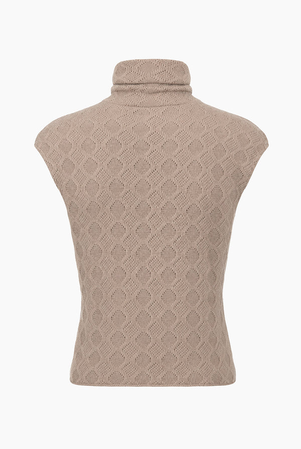 Blusa tejida Ivonne cuello alto