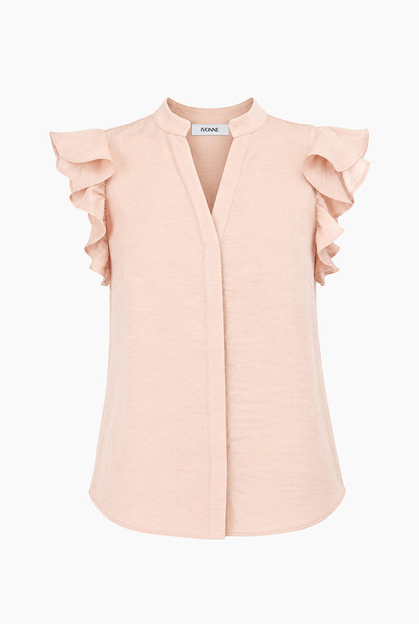 Blusa Ivonne con escarolas