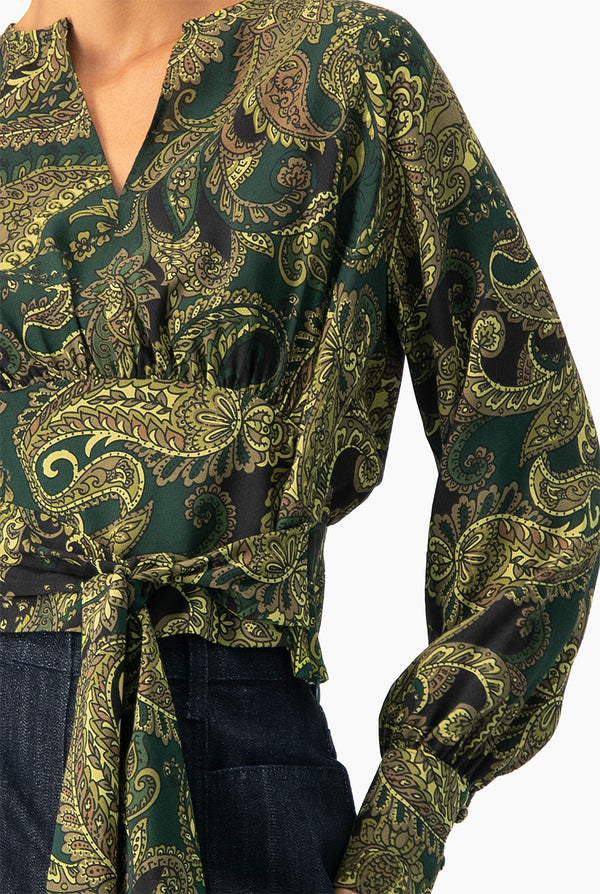 Blusa con amarre Ivonne