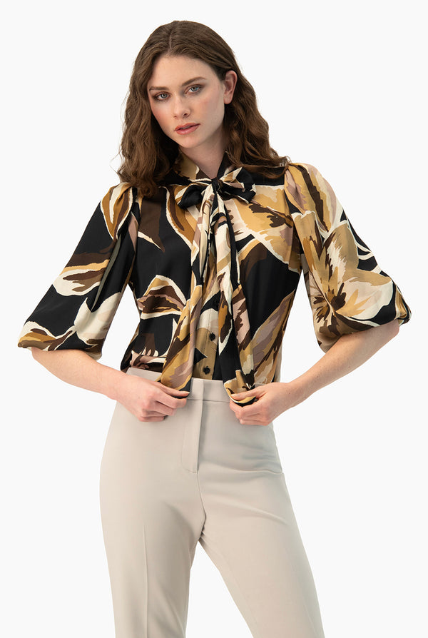 Blusa manga abullonada Ivonne
