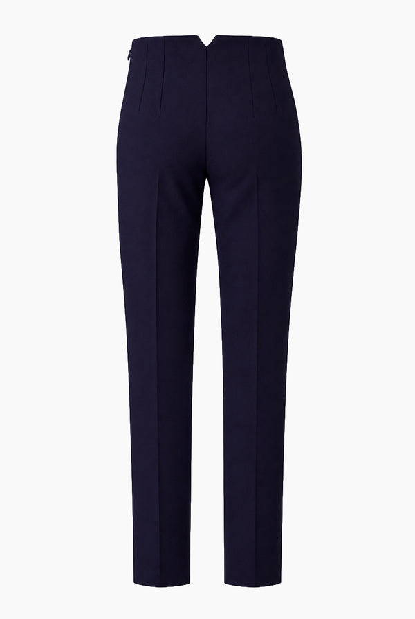 Pantalon recto con bolsas simuladas