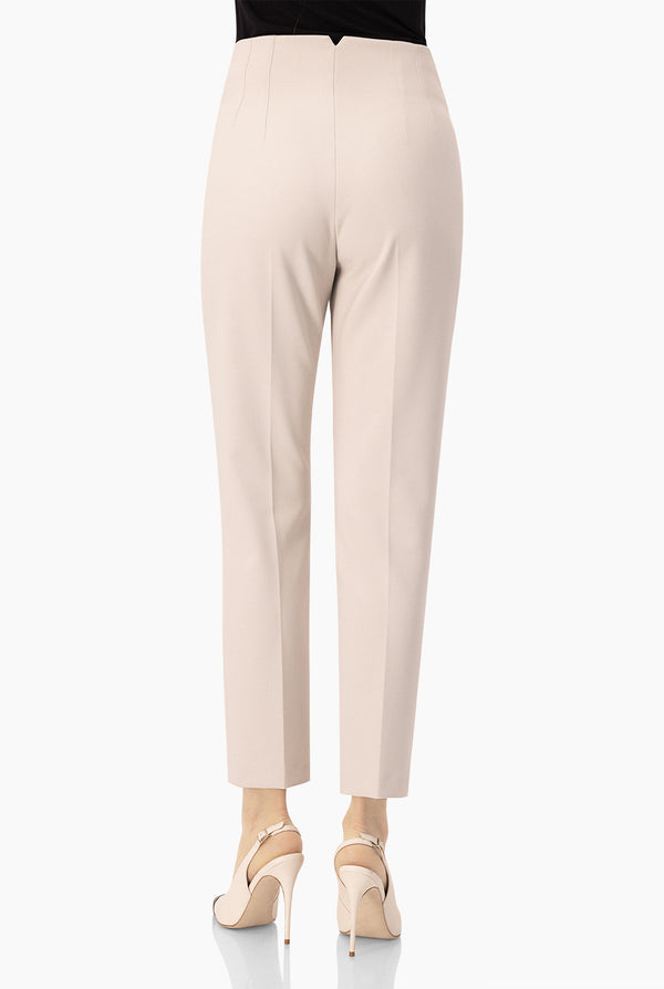 Pantalon recto con bolsas simuladas