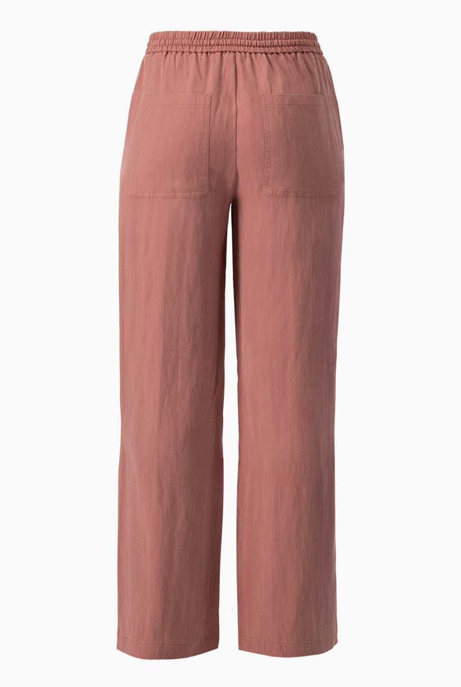 Pantalón cargo rosa con bolsillos y cintura elástica