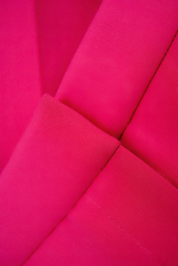 Pantalon sastreado recto fucsia