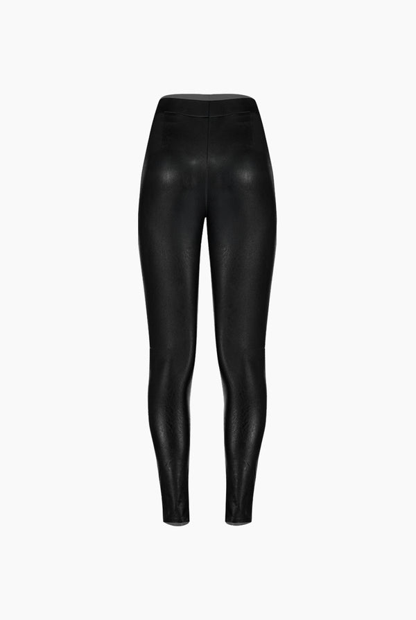 Legging en vinipiel negro
