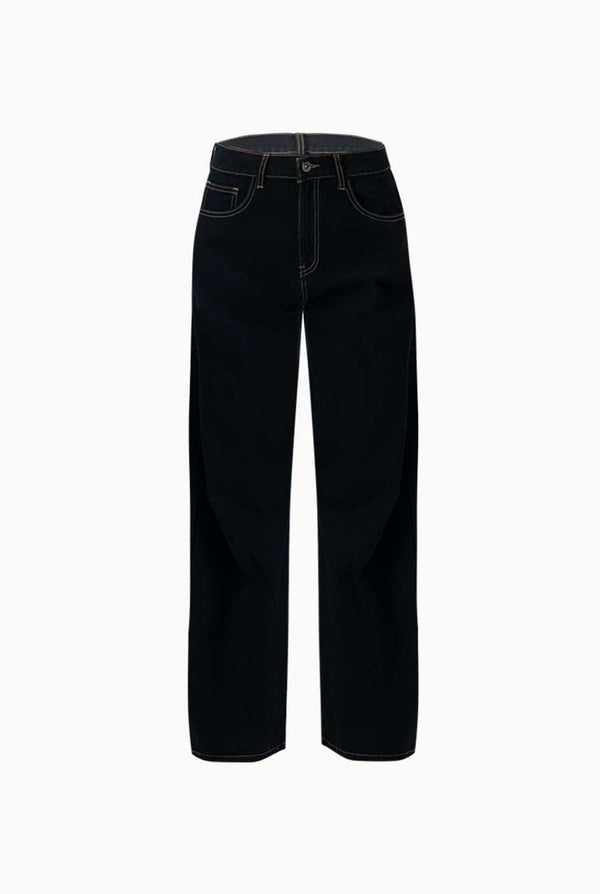 Jeans de mezclilla amplio