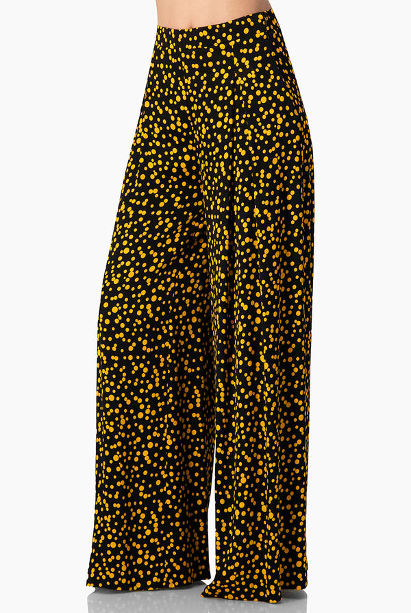 Pantalon amplio de lunares