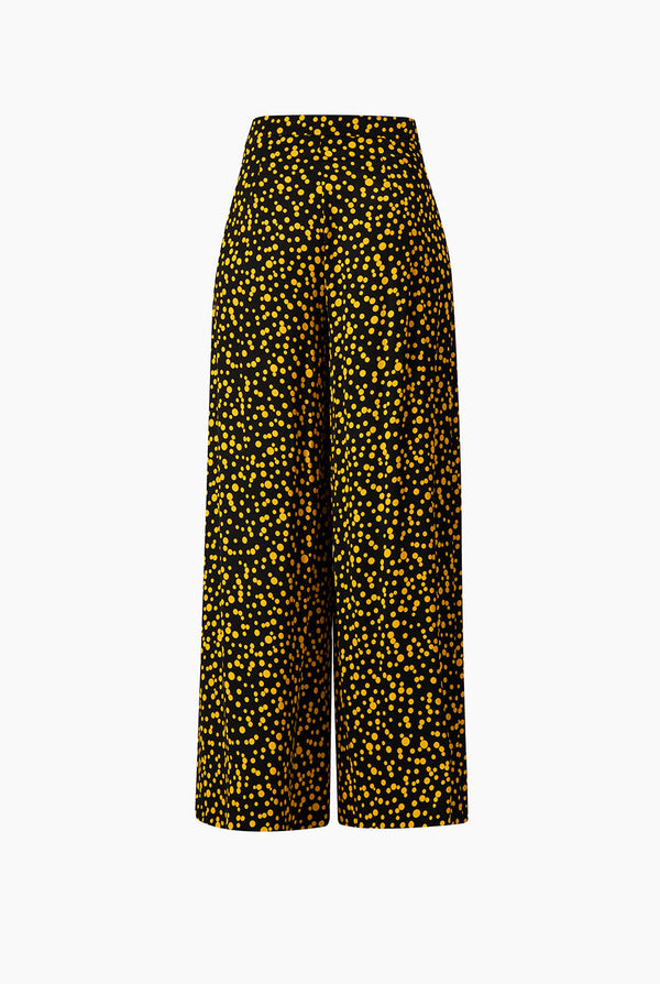 Pantalon amplio de lunares