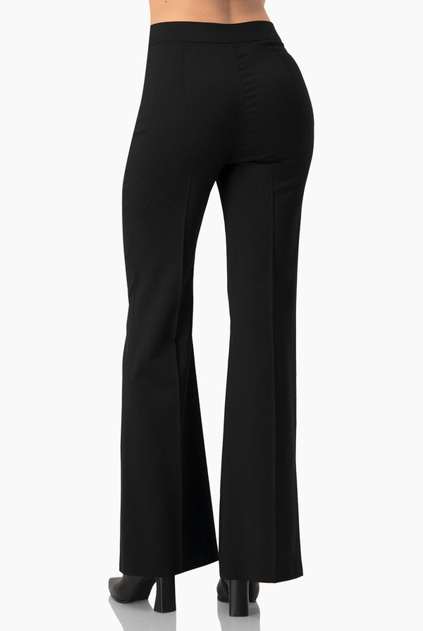 Pantalon negro liso sastreado