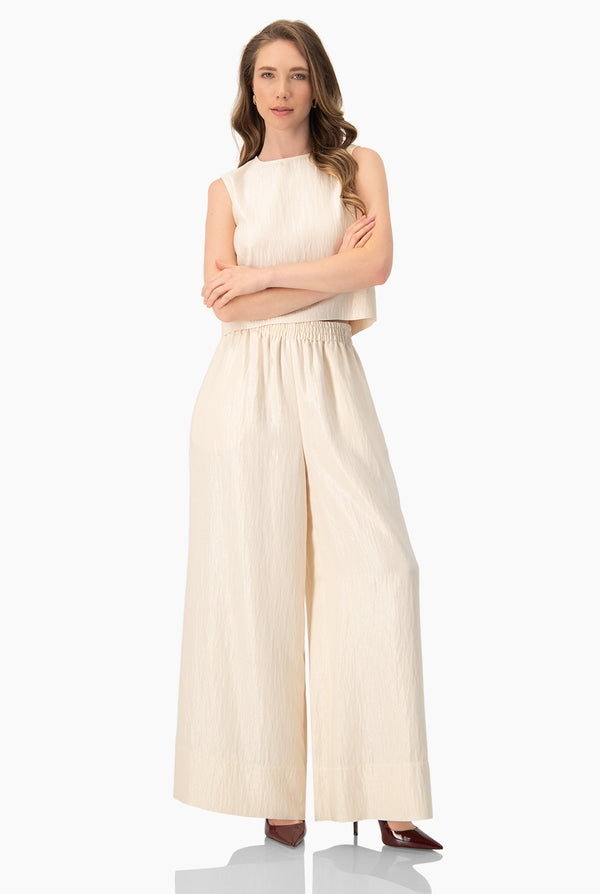 Pantalón amplio con resorte