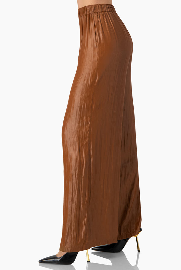 Pantalon pierna amplia sin bolsas