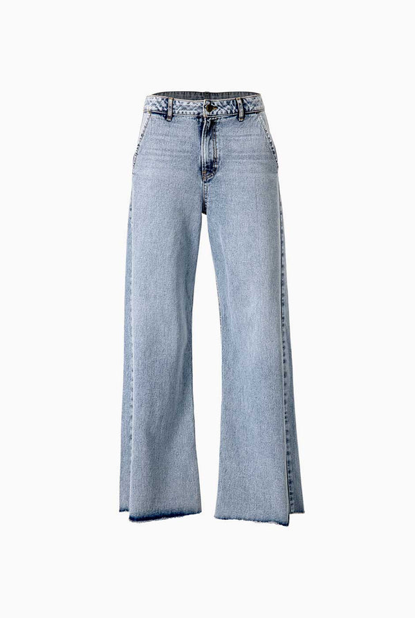 Jeans mom con bolsillos