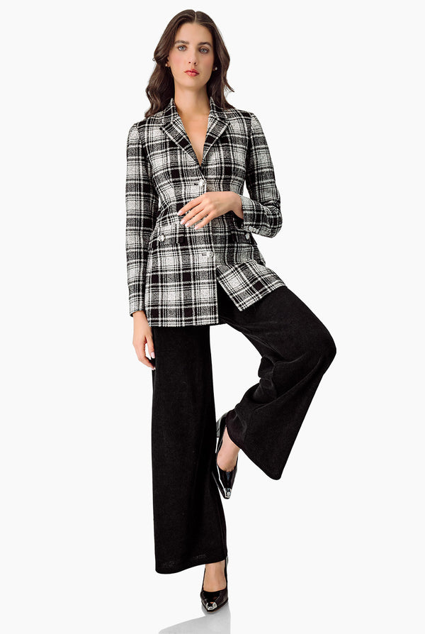 Pantalon amplio color negro